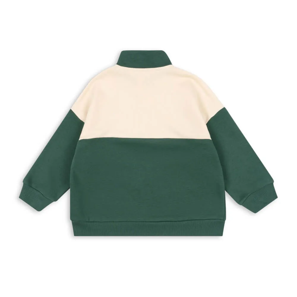 Lou Sweatshirt Half Zip aus Bio-Baumwolle OCS