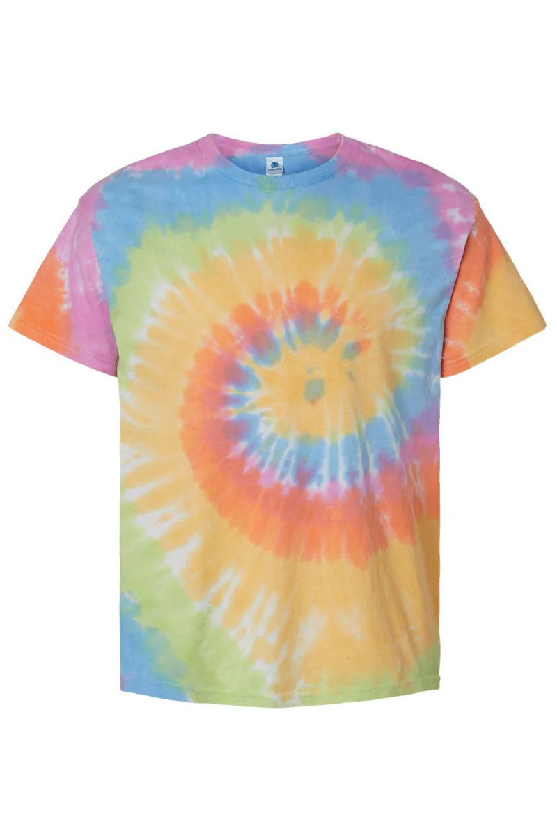 Love Smile Chenille Patch Tie Dye Tee