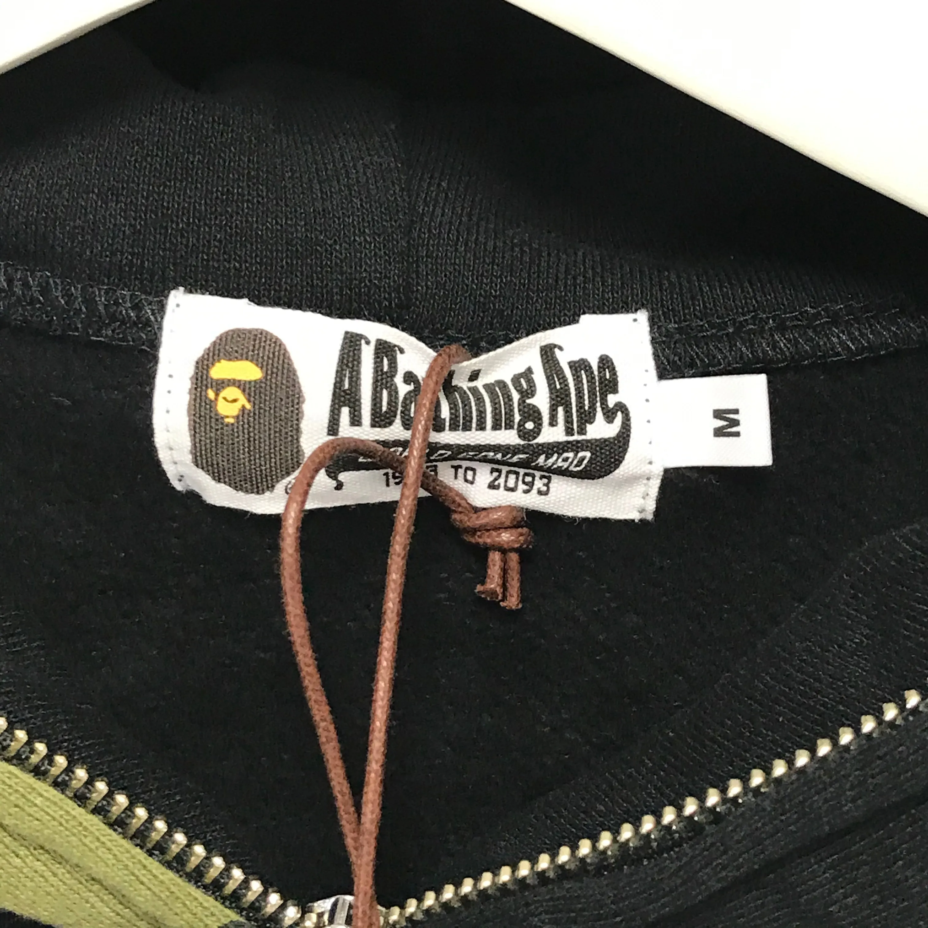 [M] DS! A Bathing Ape Bape WGM 1st Camo Sleeve Shark Full Zip Hoodie