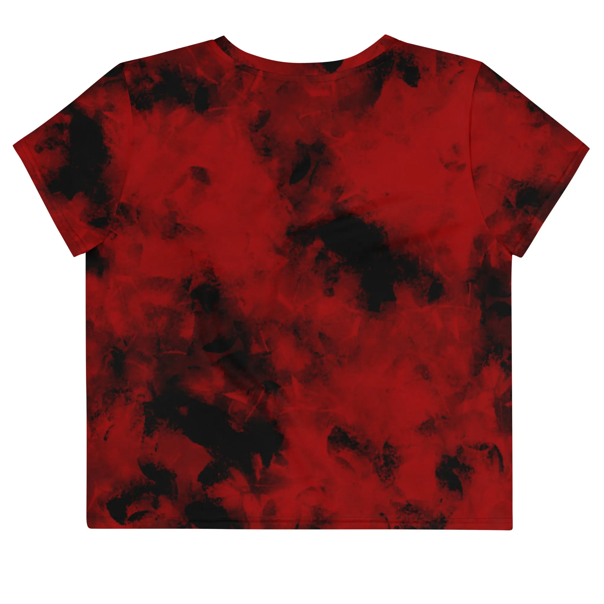 Maadish | Red Tie Dye Crop Tee