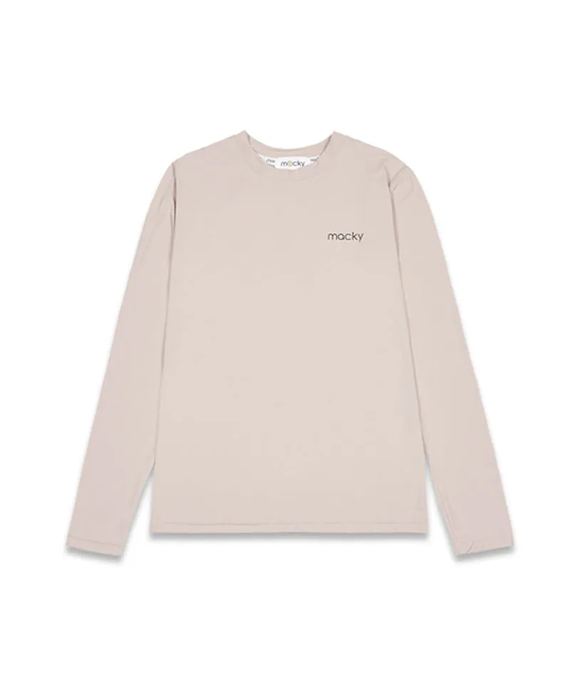 MACKY Golf: Cooling Logo Inner Shirt - Beige