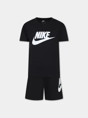 MAGLIA PANTA NIKE T-SHIRT MAGLIA E PANTALONCINO COMPLETO BIMBO BIMBA BAMBINO JUNIOR