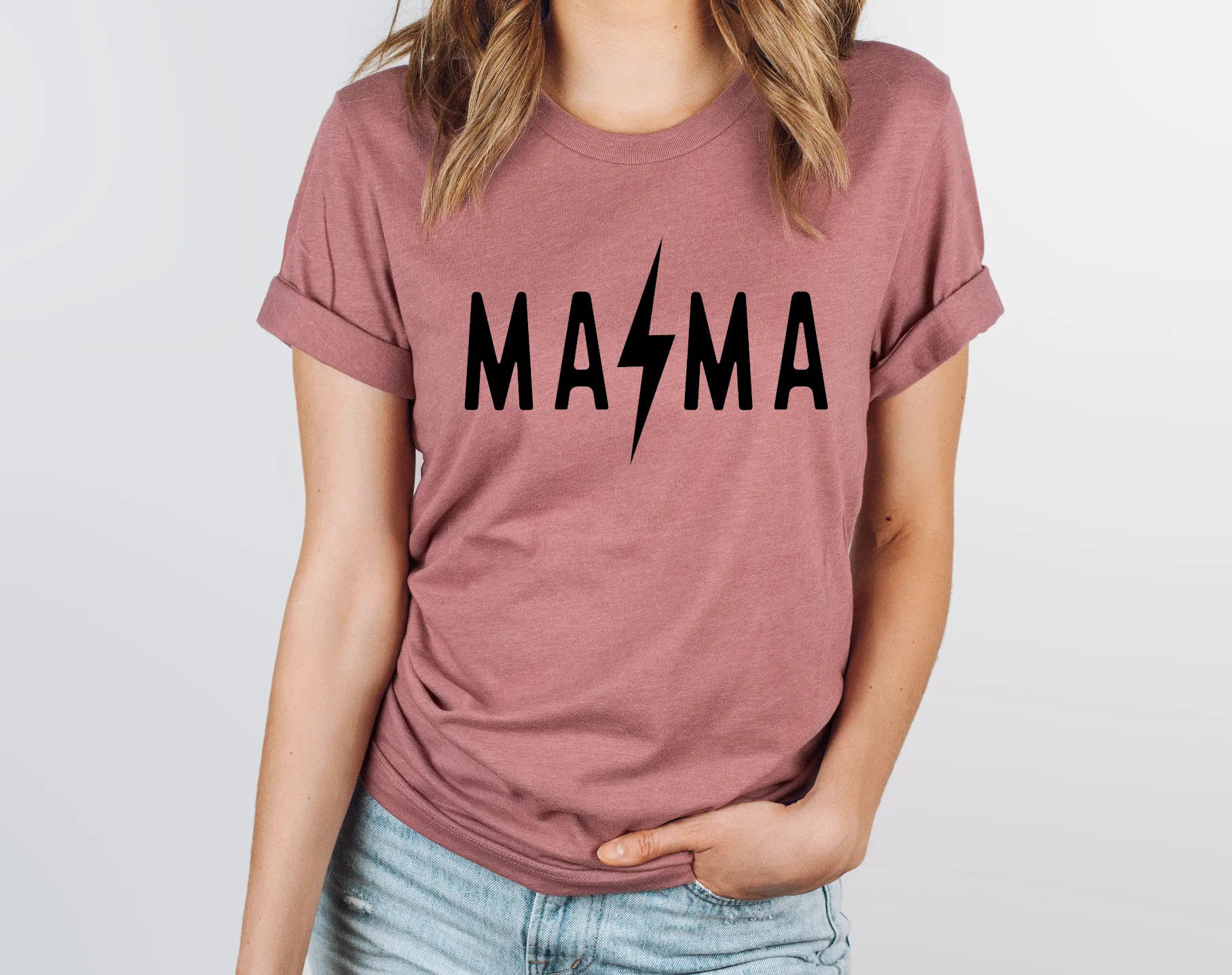 Mama Lightning Bolt Tee
