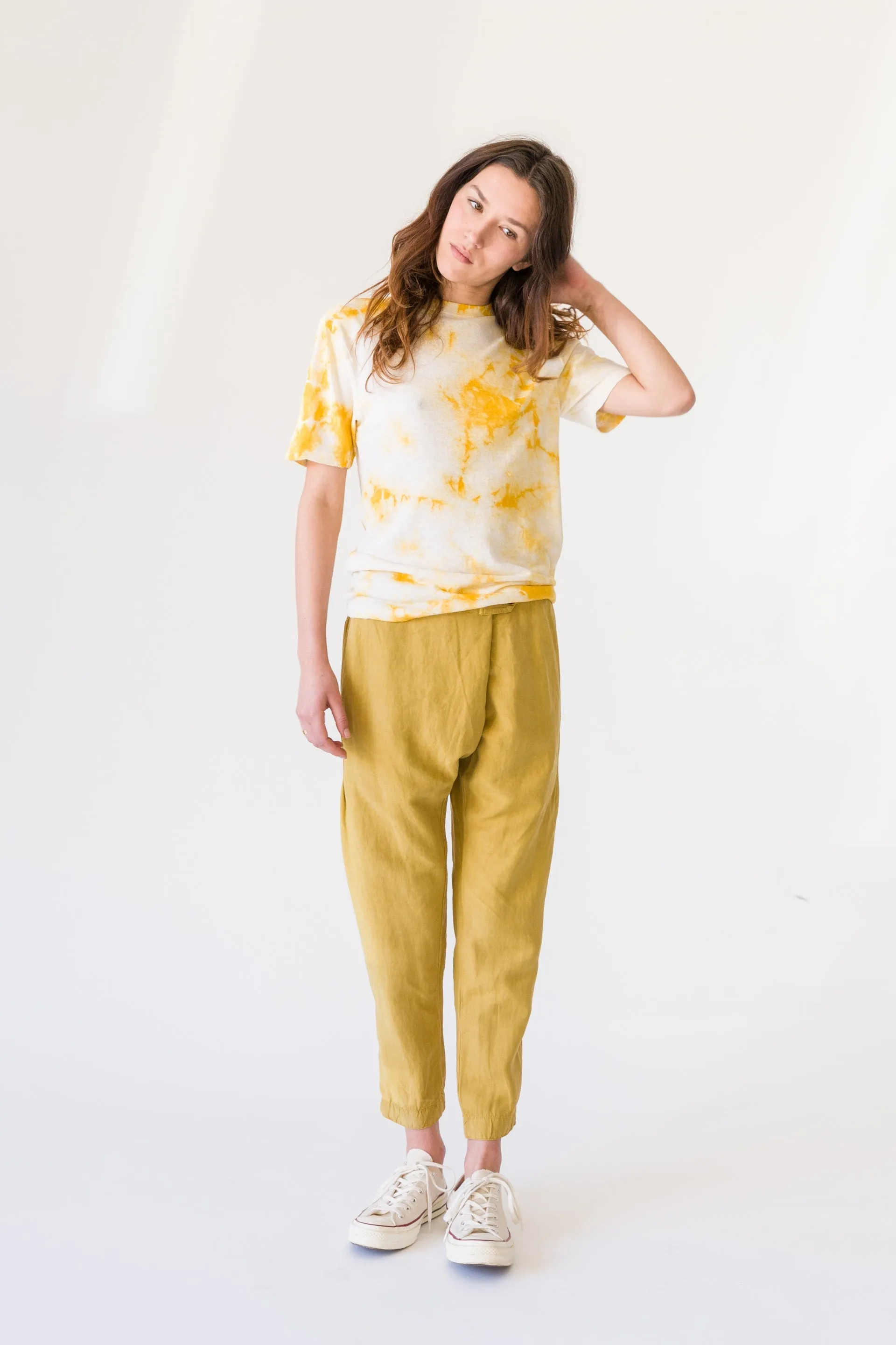 Marble Tie Dye Hemp Tee