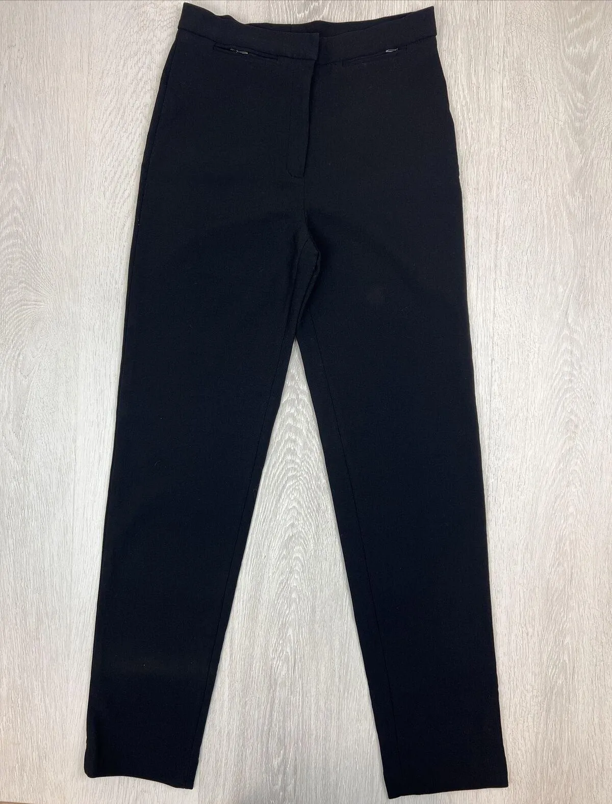 Max Mara Womens Black Skinny Dress Pants Size 12 UK