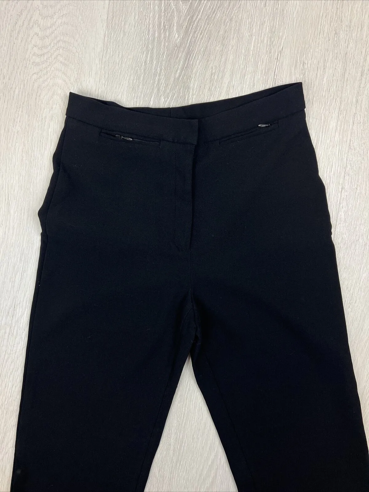 Max Mara Womens Black Skinny Dress Pants Size 12 UK