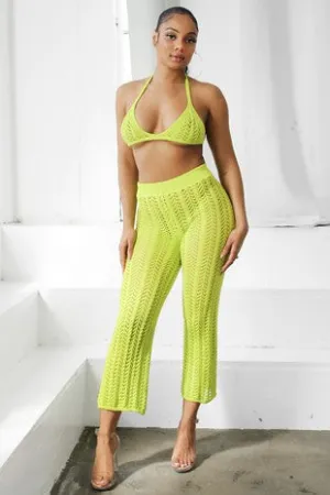 Maxine Crochet Pants Set