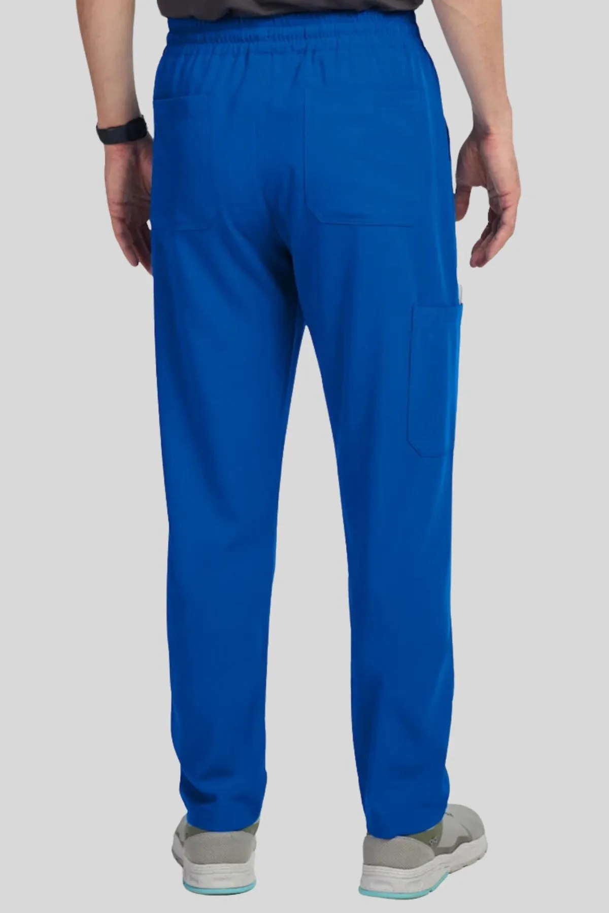Men's Active Drawstring Cargo Scrub Pants
