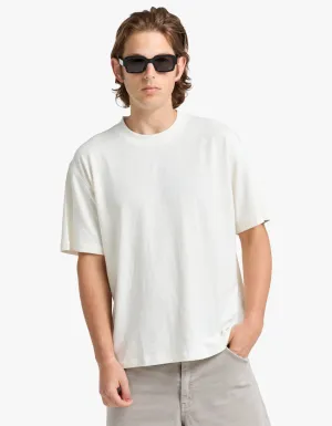 Mens Hemp Jersey S/S Tee - Rice White