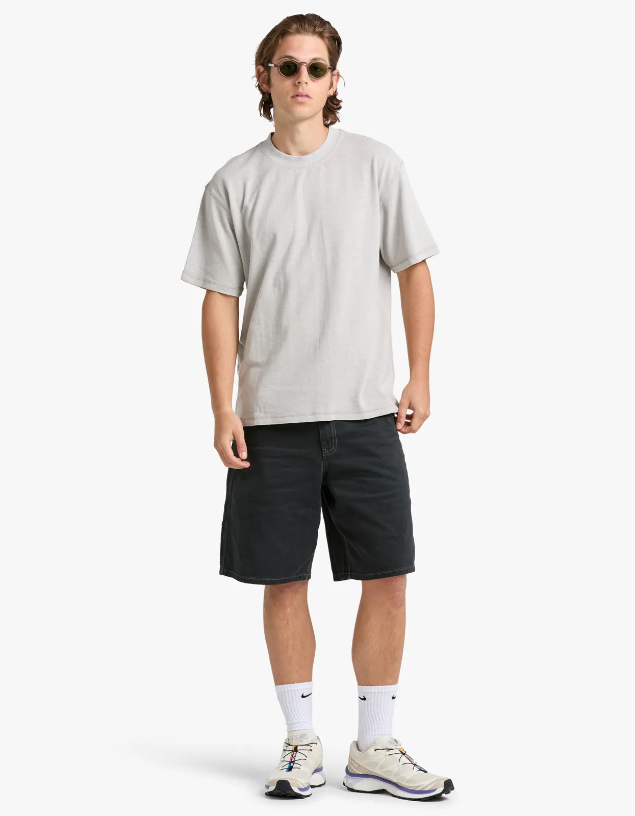 Mens Hemp Jersey S/S Tee - Vintage Stone