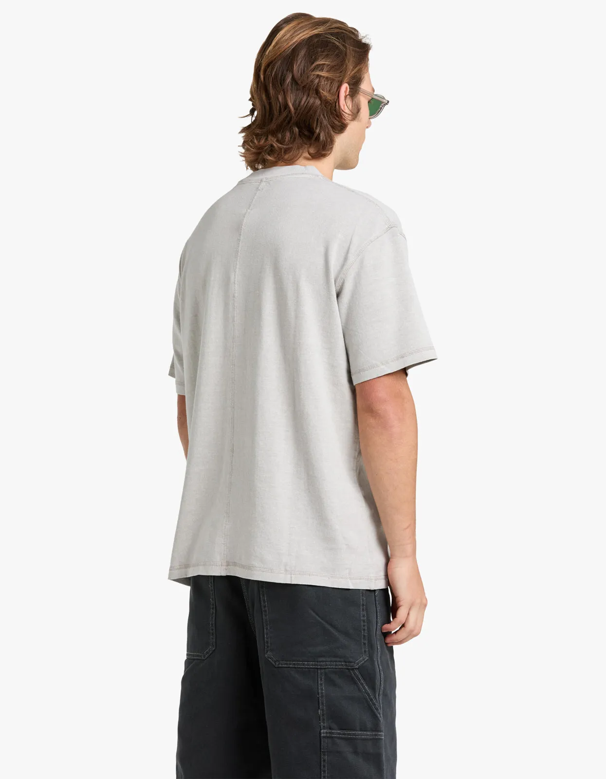 Mens Hemp Jersey S/S Tee - Vintage Stone
