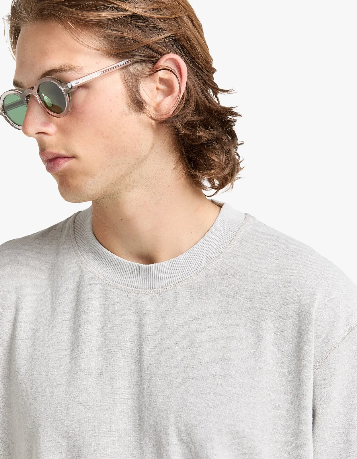 Mens Hemp Jersey S/S Tee - Vintage Stone