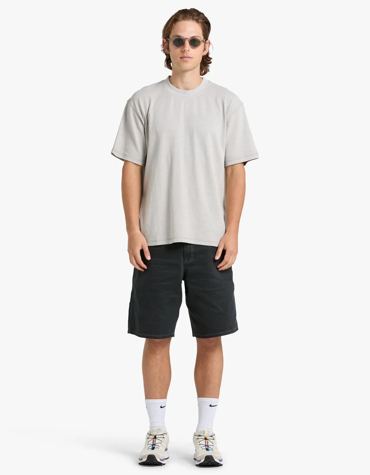 Mens Hemp Jersey S/S Tee - Vintage Stone