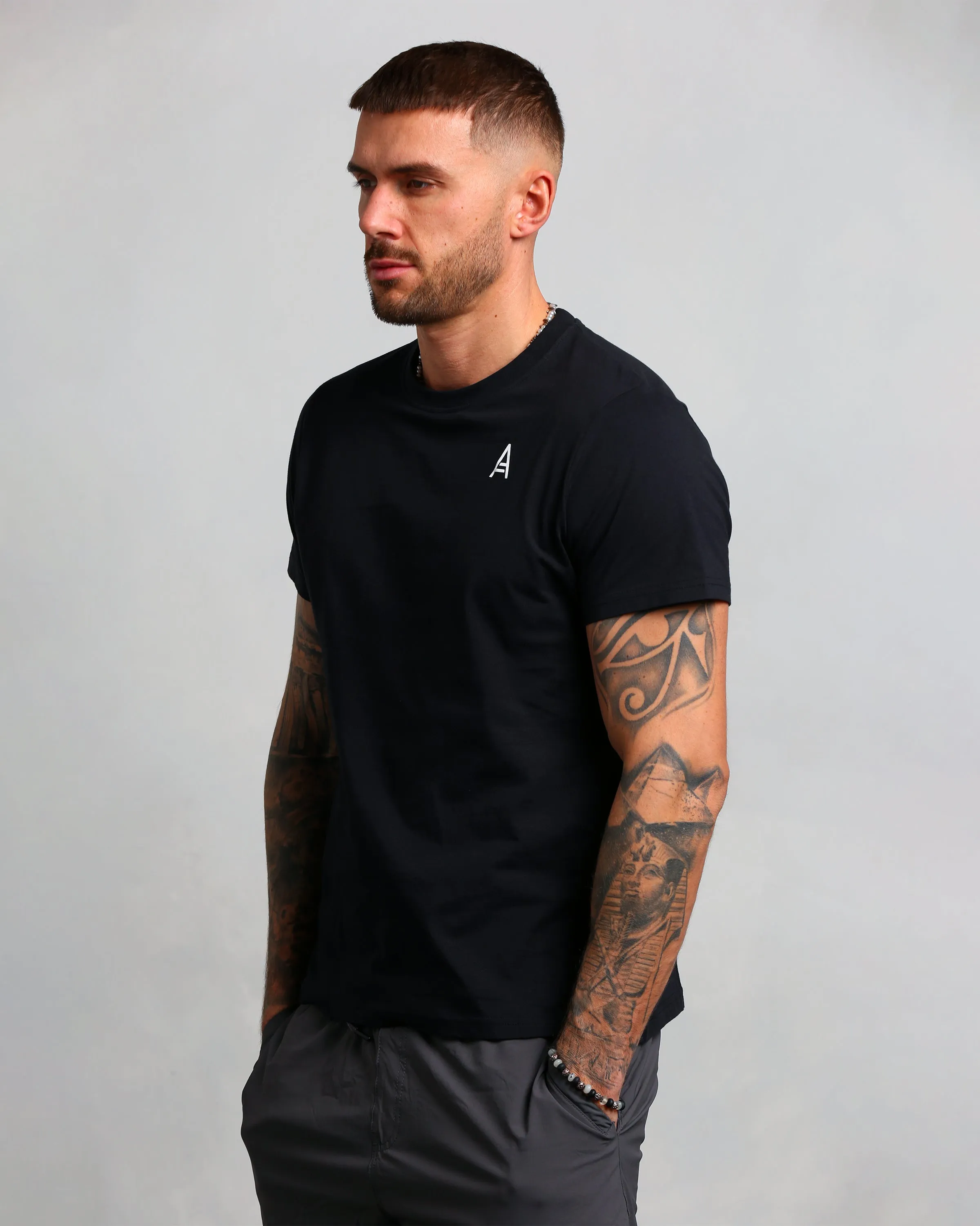 Men's Logo T-Shirt - Black (Mark)