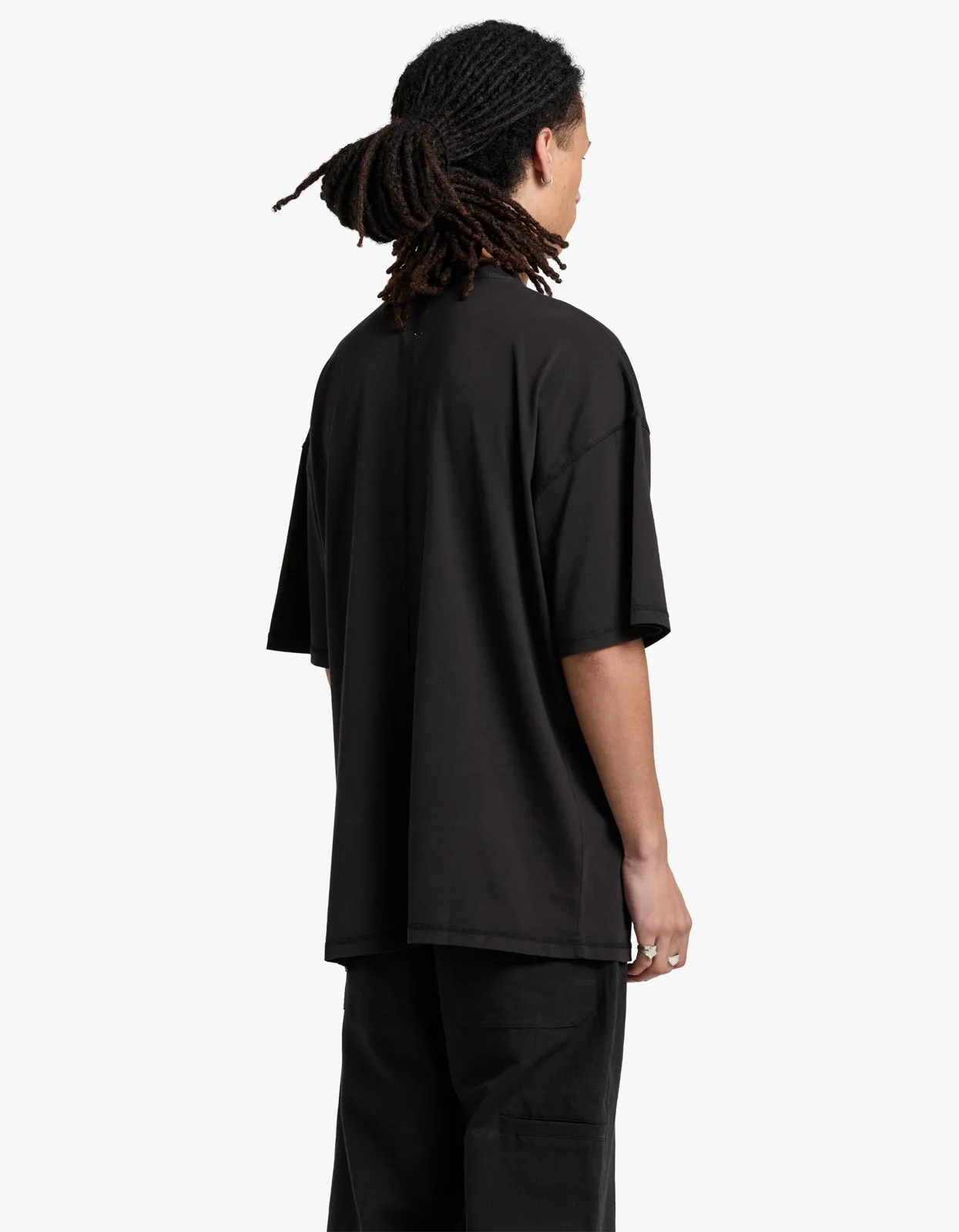 Mens Oversized Tee - Vintage Black