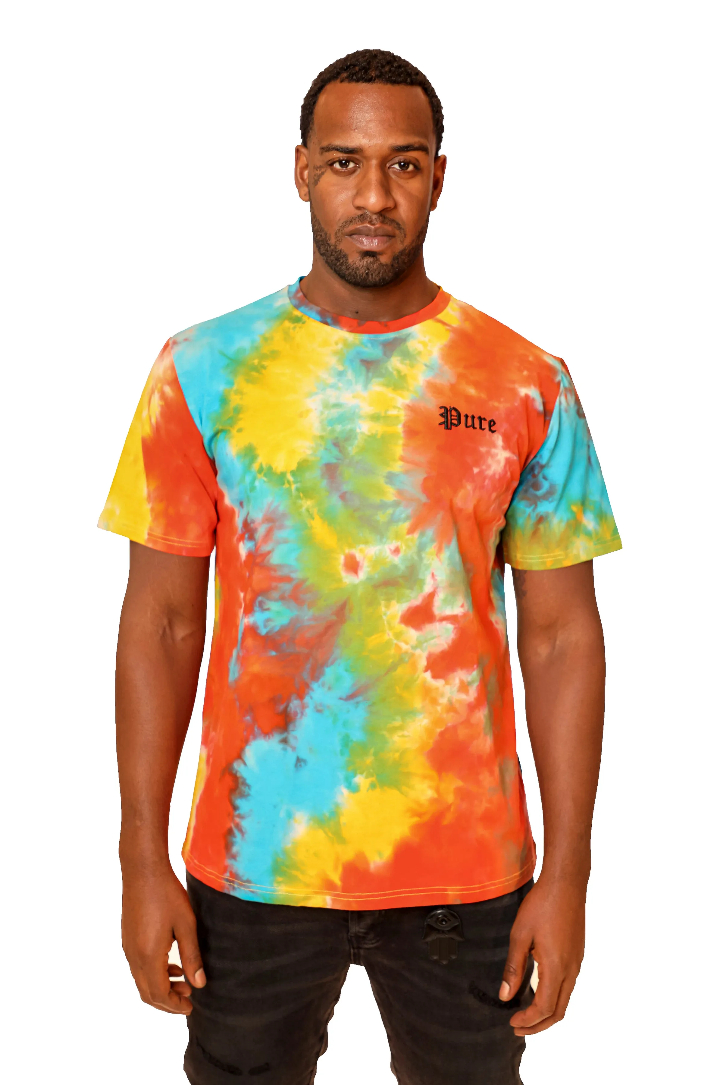 Men's Pure Tie Dye Tee Shirt