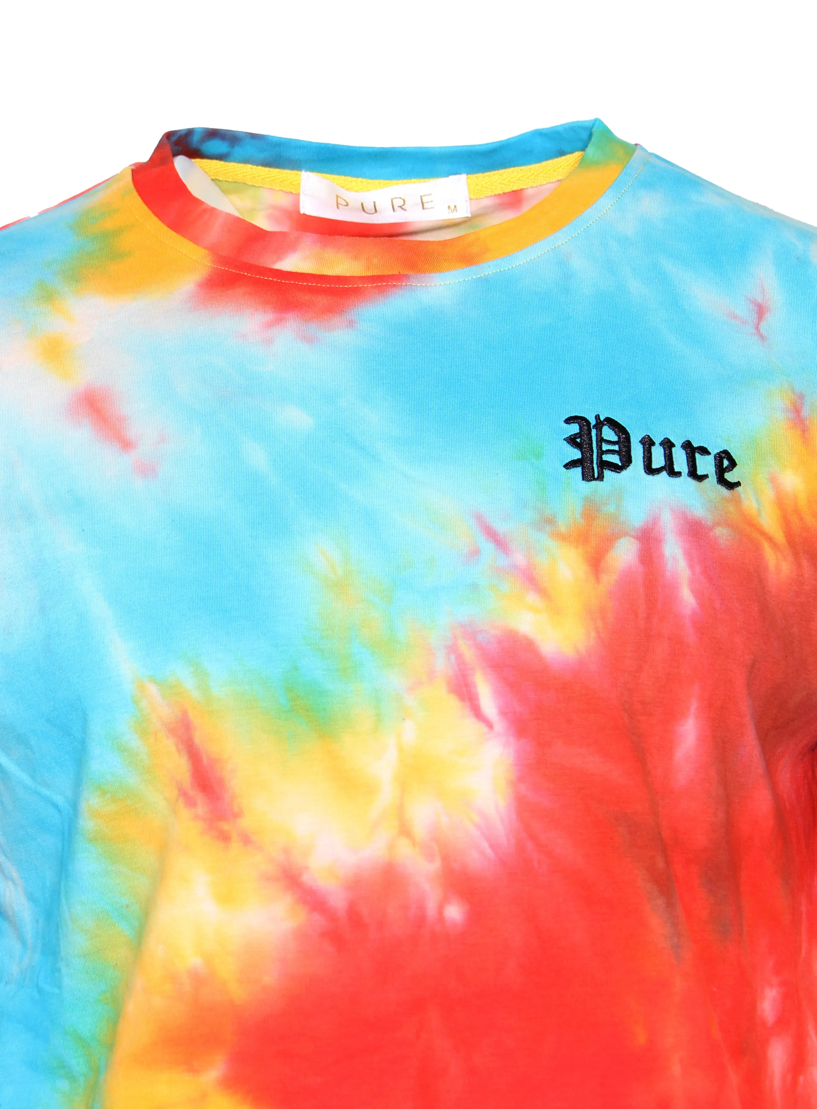 Men's Pure Tie Dye Tee Shirt