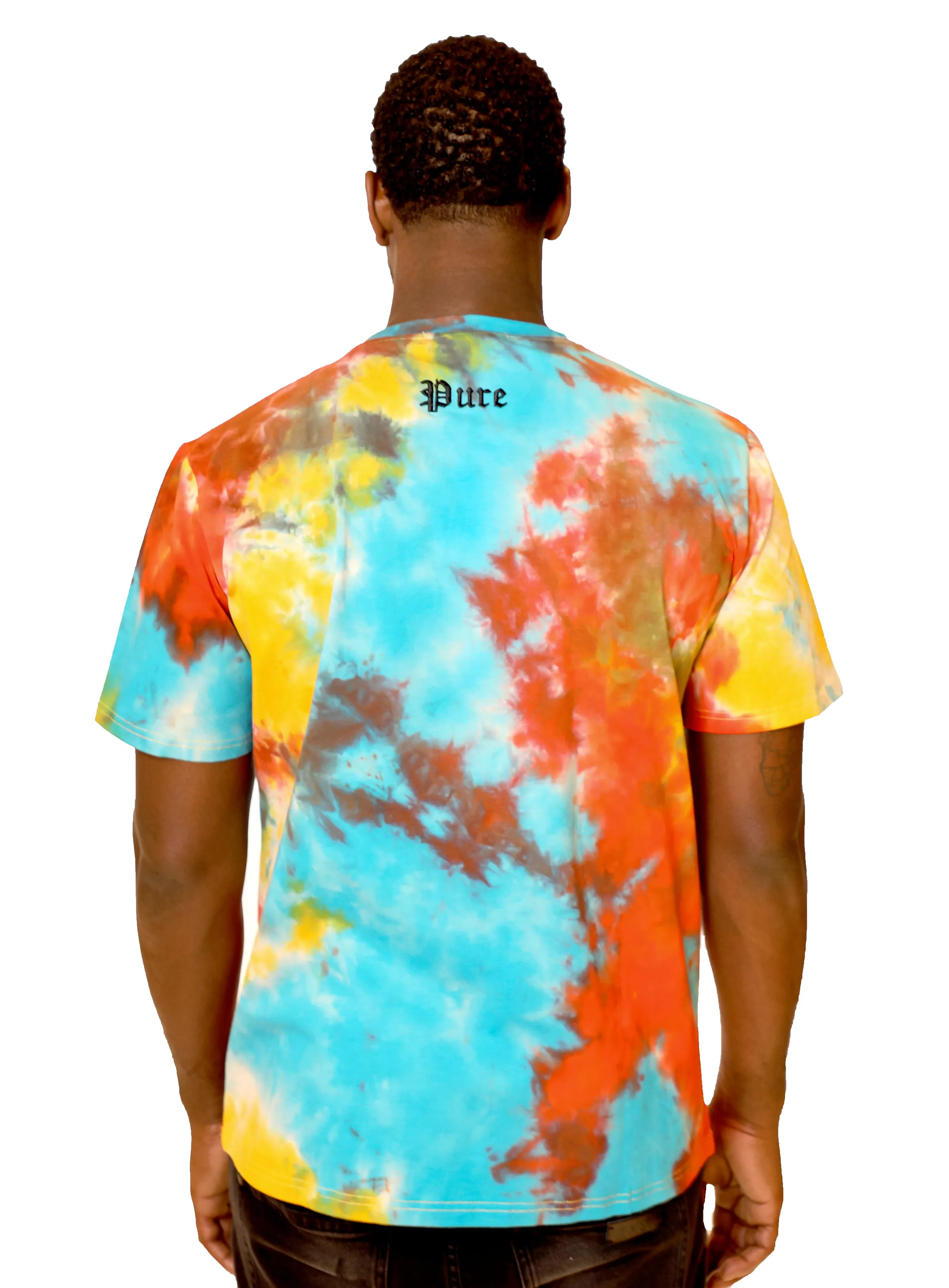 Men's Pure Tie Dye Tee Shirt