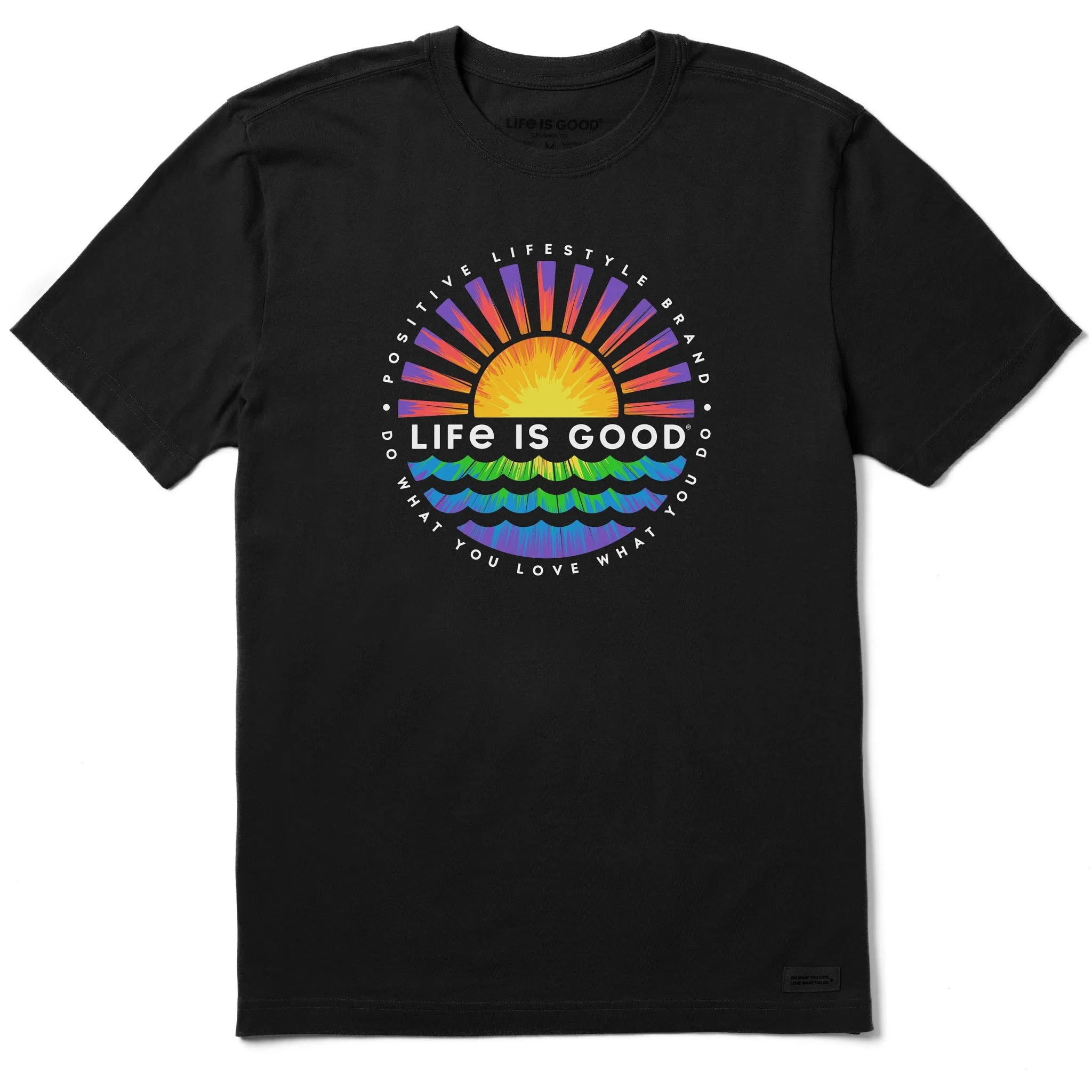 Men's Tie Dye Sunset Burst Short Sleeve Tee