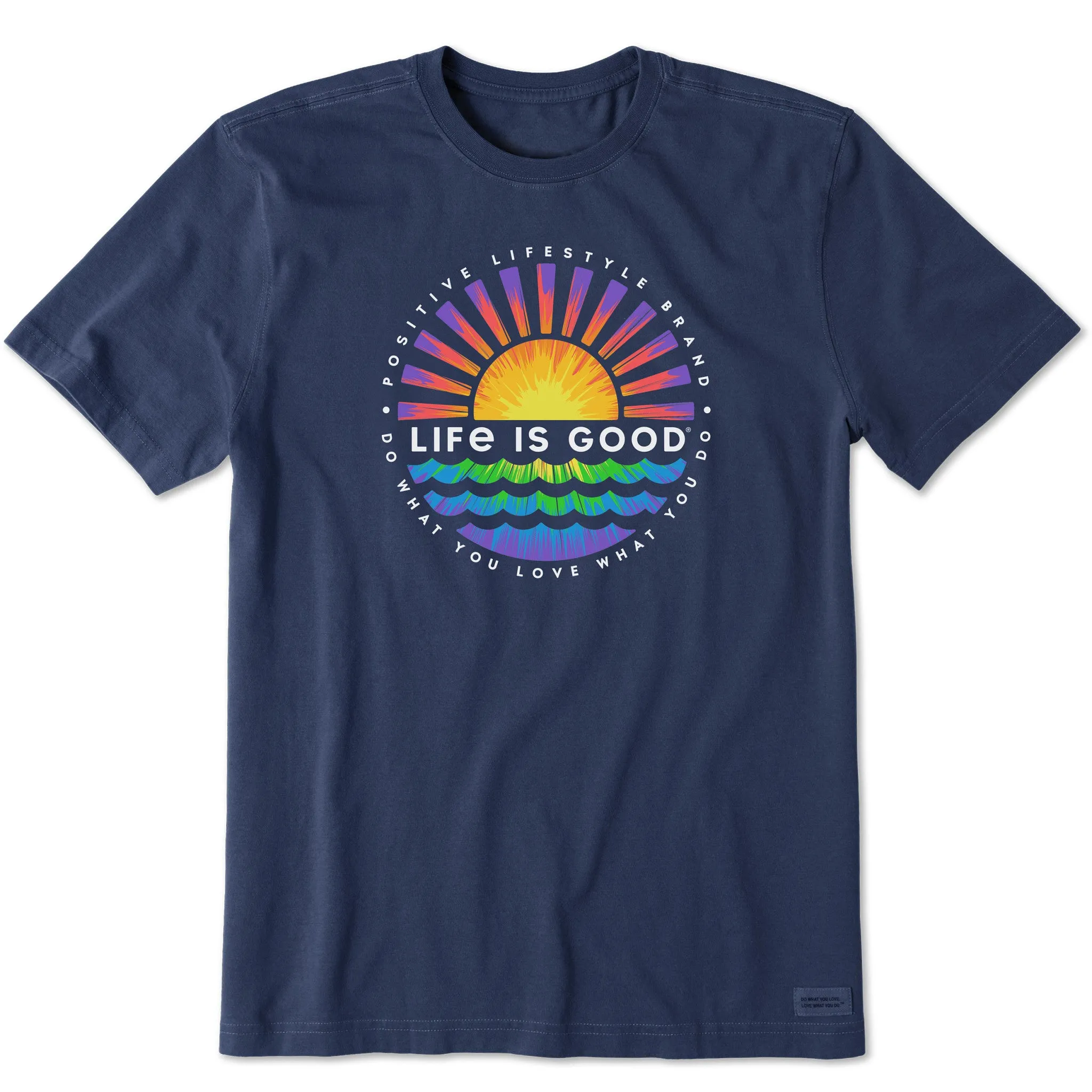 Men's Tie Dye Sunset Burst Short Sleeve Tee
