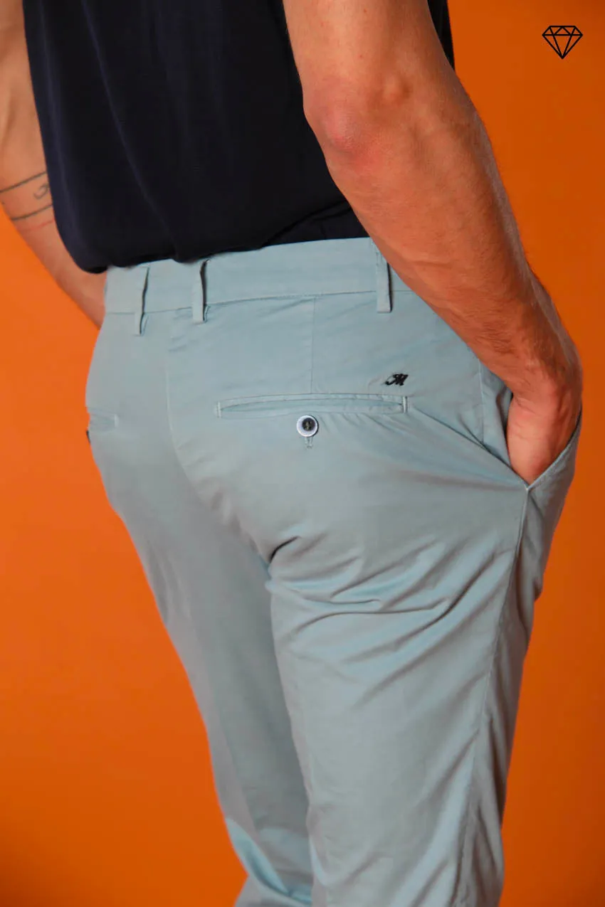 Milano men's chino pants in pima cotton extra slim fit ①