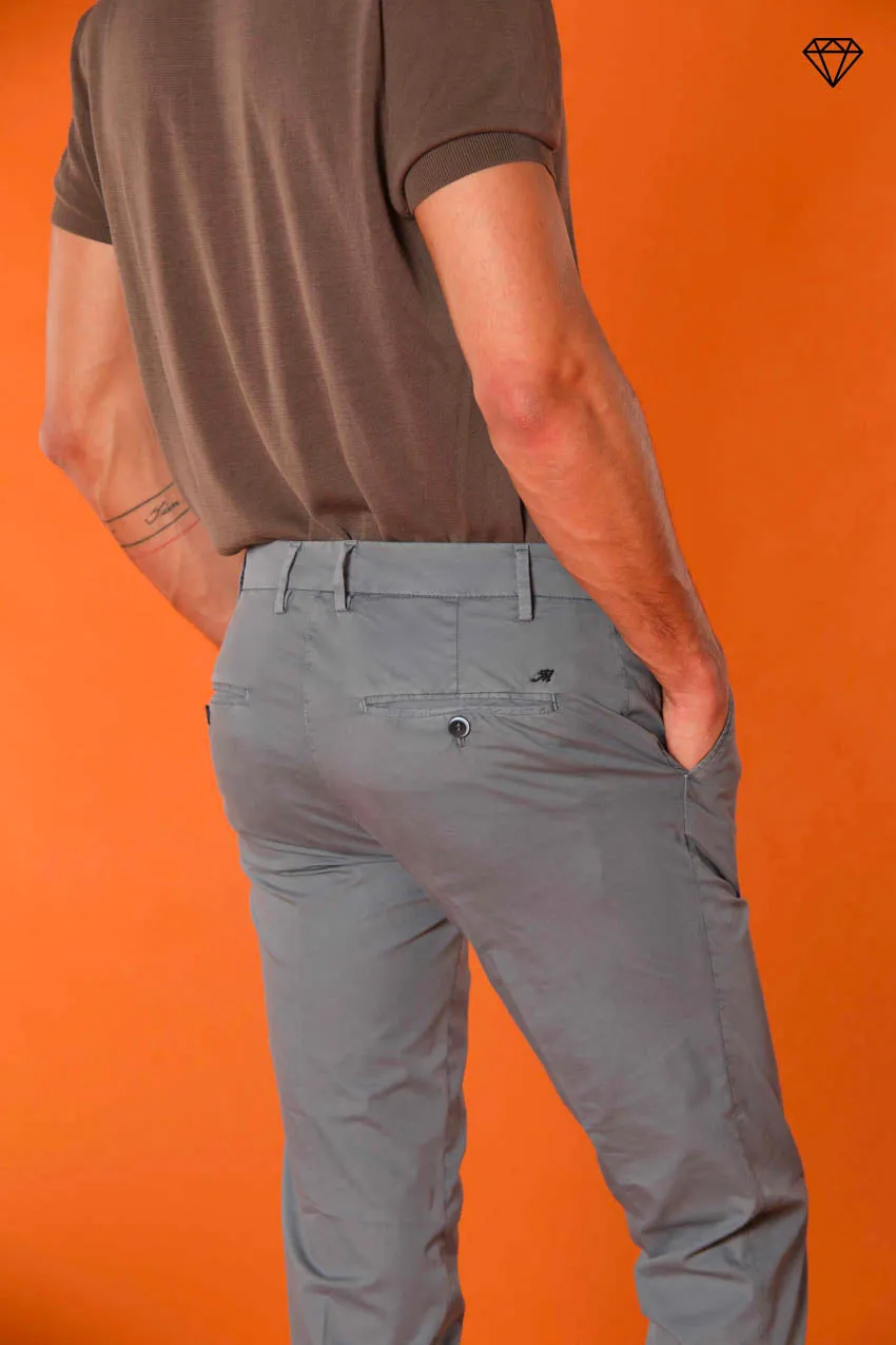 Milano men's chino pants in pima cotton extra slim fit ①