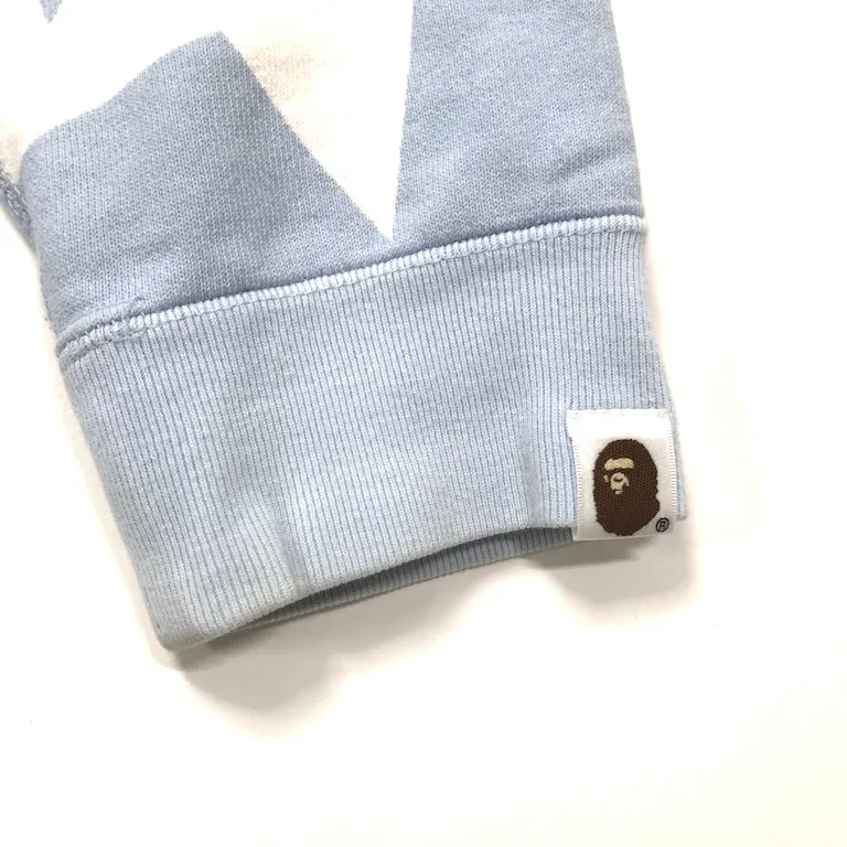 [M/L] A Bathing Ape Bape Sta Nagoya Limited Full Zip Hoodie Light Blue