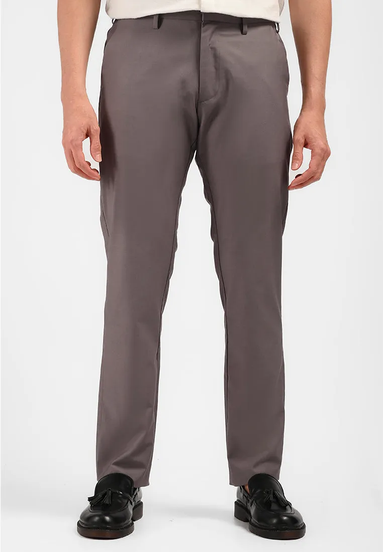 MOC Celana Panjang Formal Pria DRACO-DARK GREY