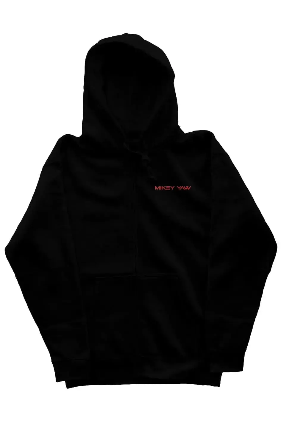 Modern Canvas Zipper Hoodie (Black)