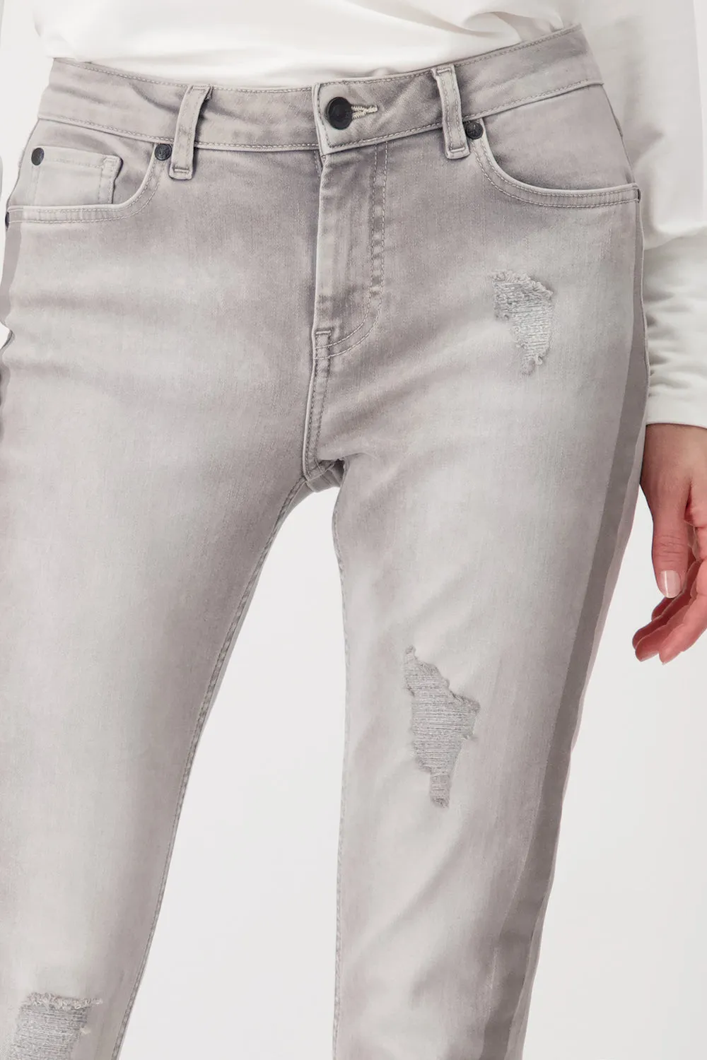 Monari Trousers Jeans Fade Out 807349
