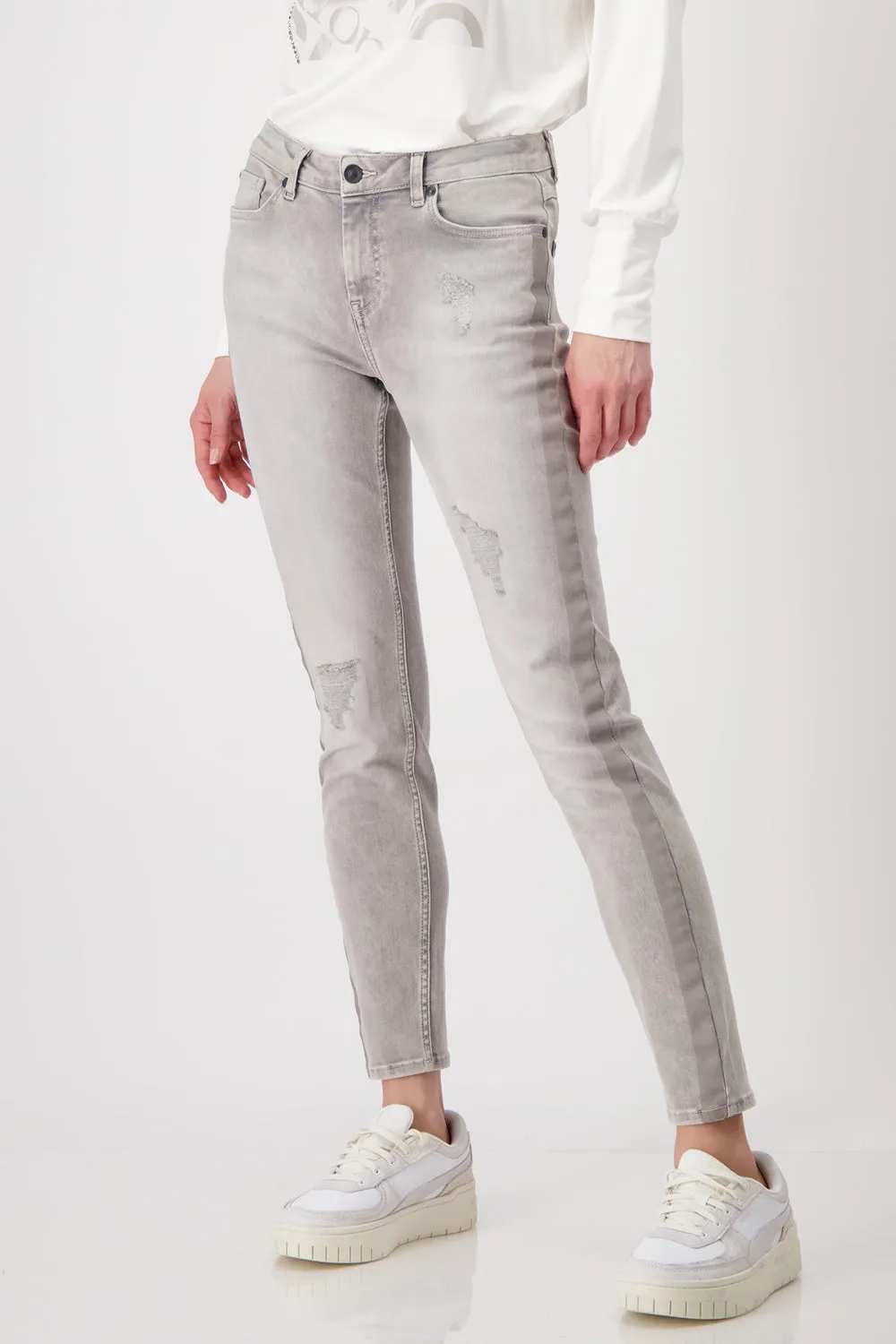 Monari Trousers Jeans Fade Out 807349