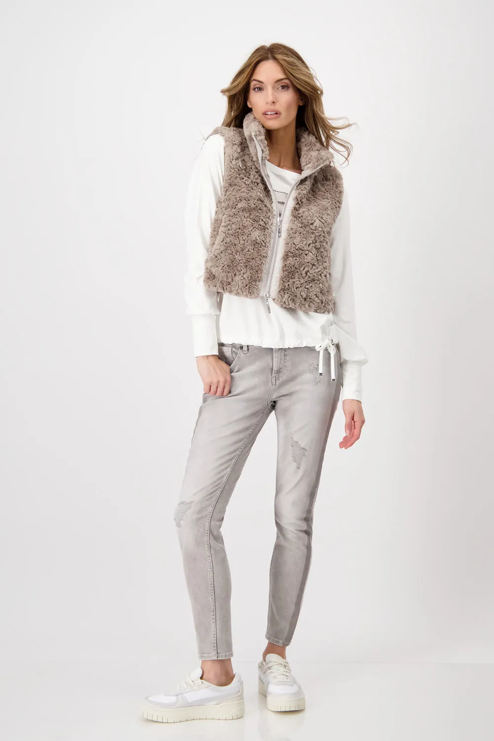 Monari Trousers Jeans Fade Out 807349