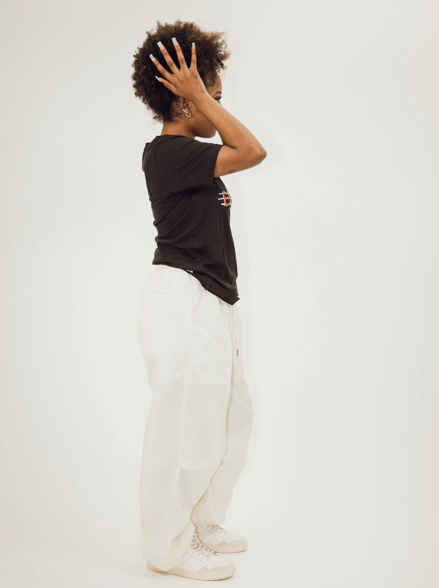 Moon River Drawstring Pants - Cream