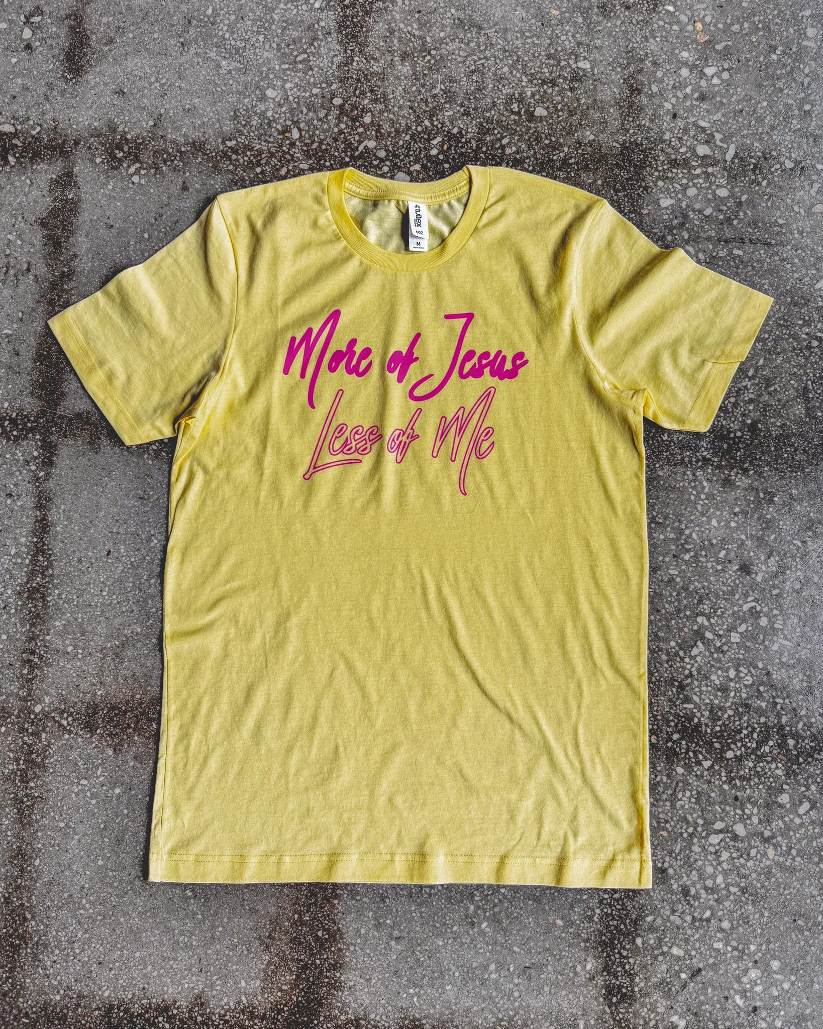 More Jesus Less Me Adult Box T-Shirt