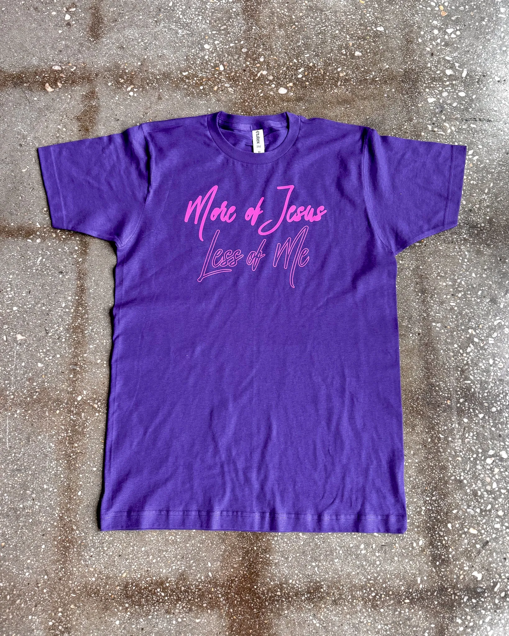 More Jesus Less Me Adult Box T-Shirt