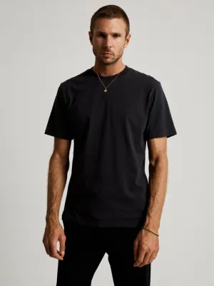 Mr Simple - Heavy Weight SS Tee - Washed Black