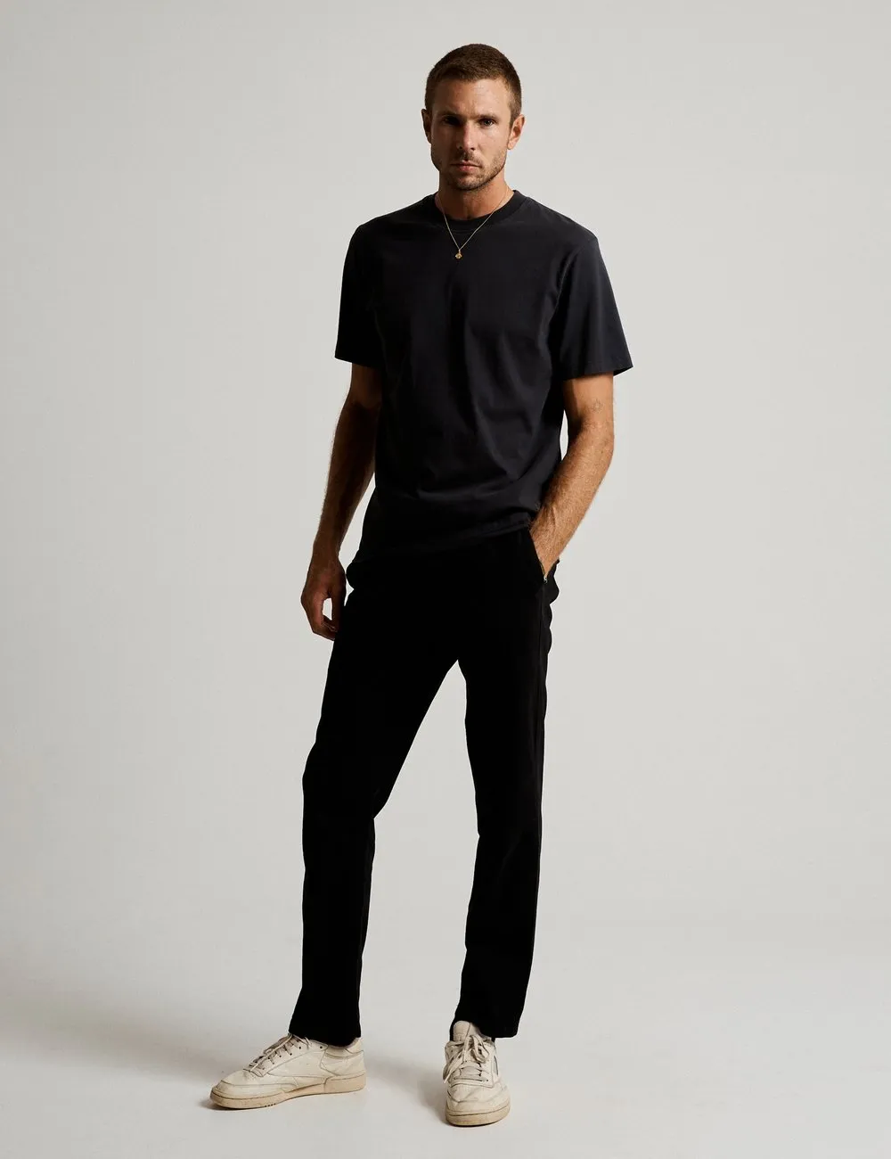 Mr Simple - Heavy Weight SS Tee - Washed Black