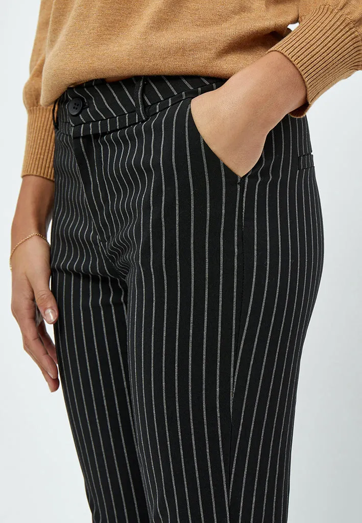 MSCarma Striped 7/8 Pant - Grey Pinstripe