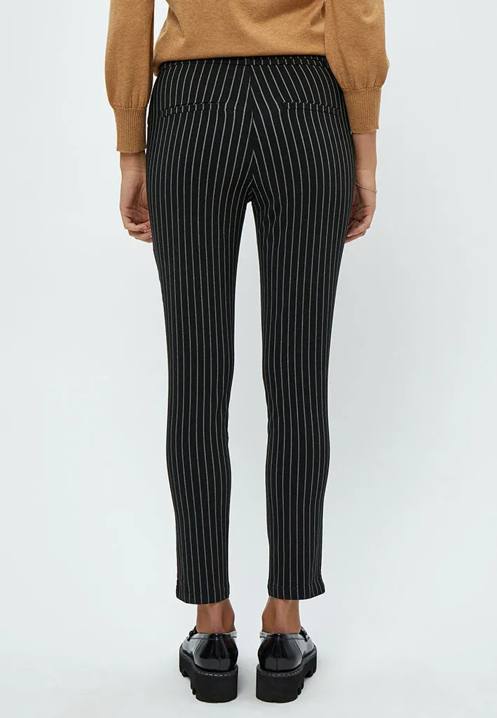 MSCarma Striped 7/8 Pant - Grey Pinstripe