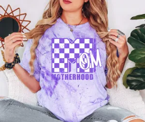 MTV Mom Motherhood Purple Tie Dye Tee