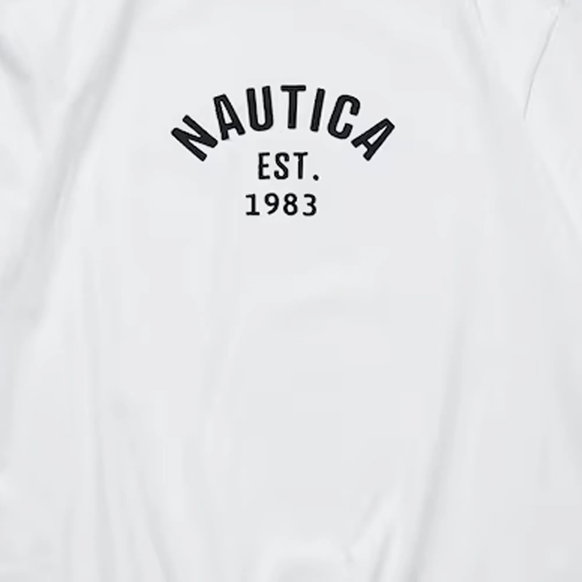 Nautica Japan Felt Logo T-Shirt White