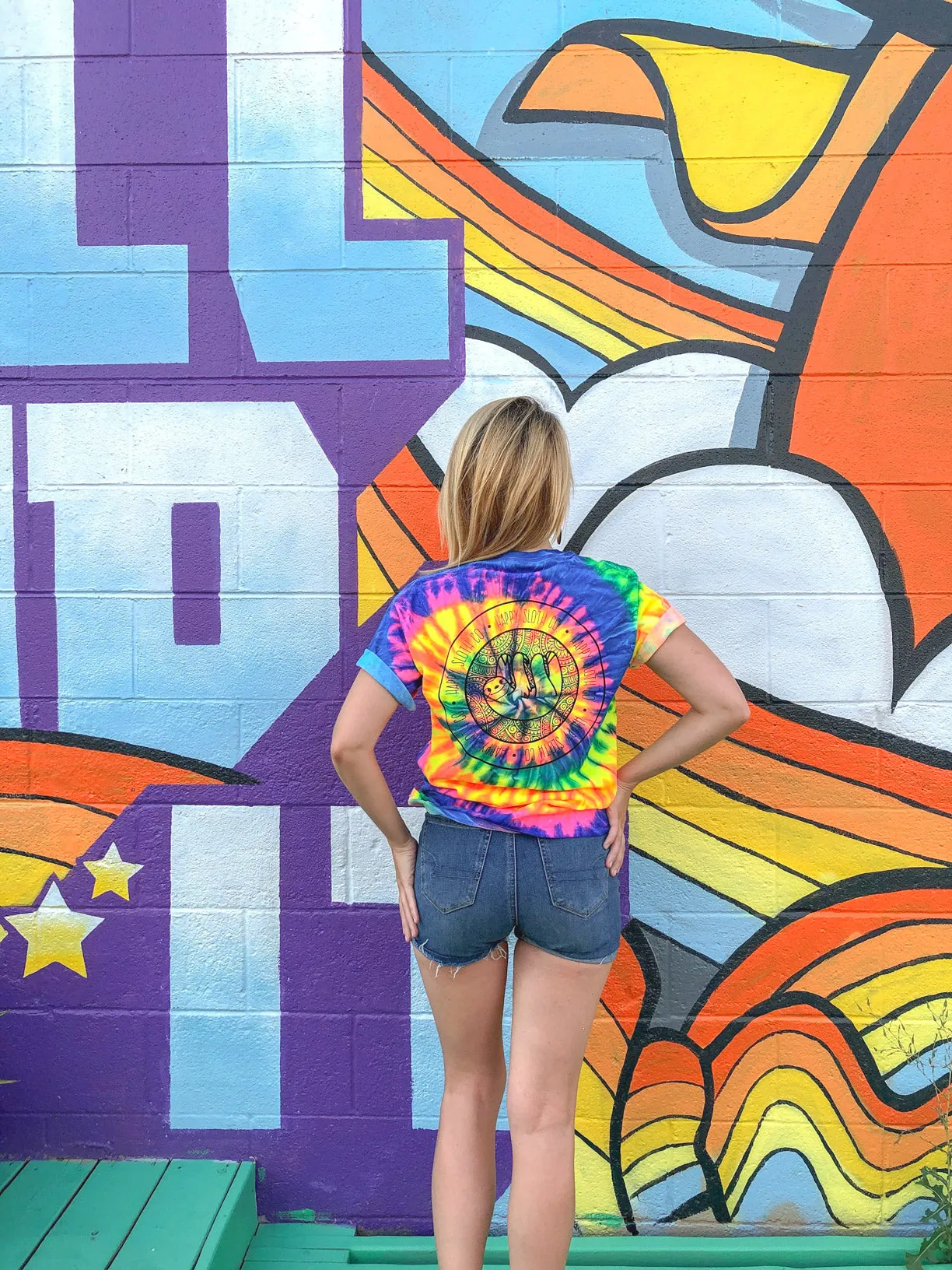 Neon Tie Dye Tee