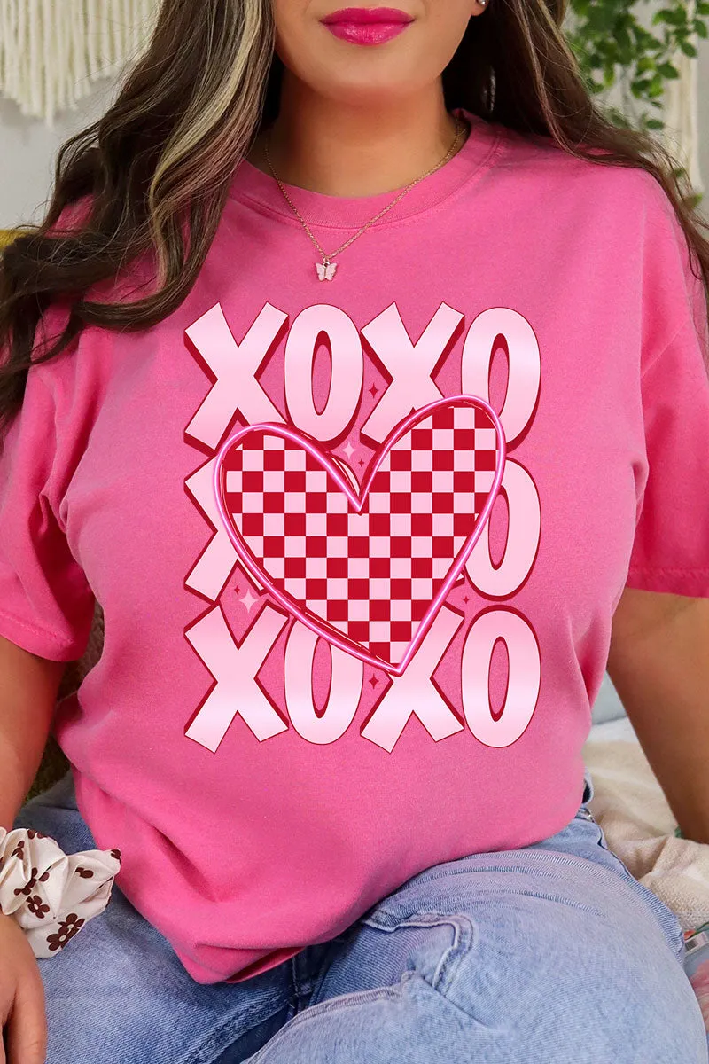 Neon XOXO Comfort Colors Adult Ring-Spun Cotton Tee