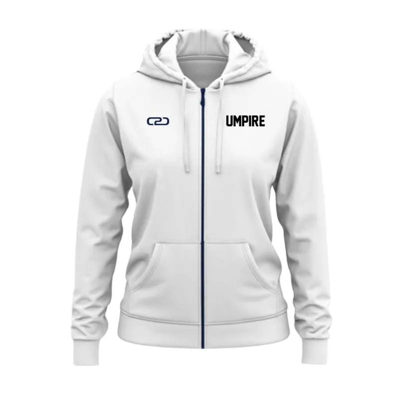 Netball Umpire Zip Kinetic Fleece Hoodie Design Your Own Custom