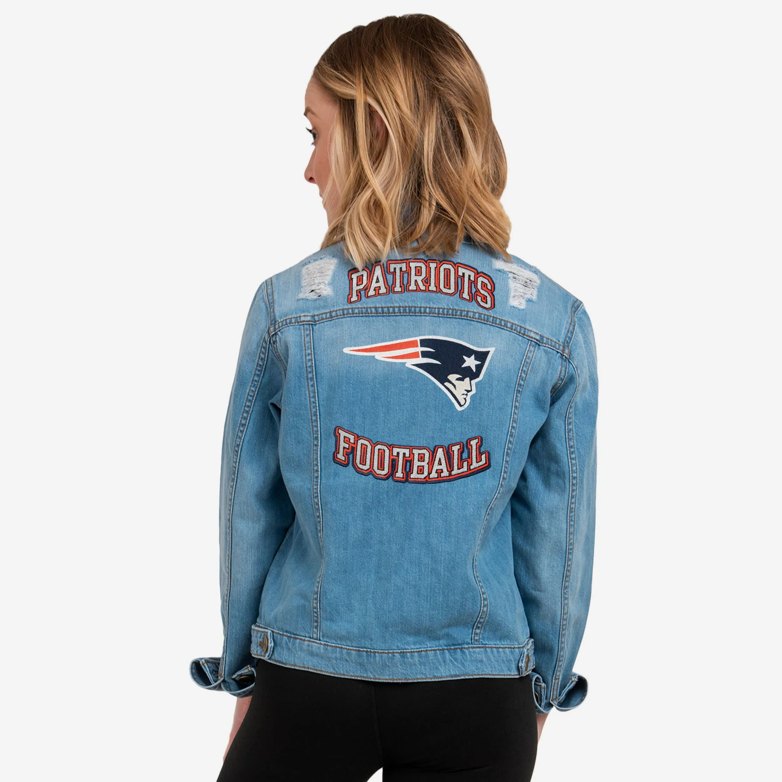 New England Patriots Womens Denim Days Jacket