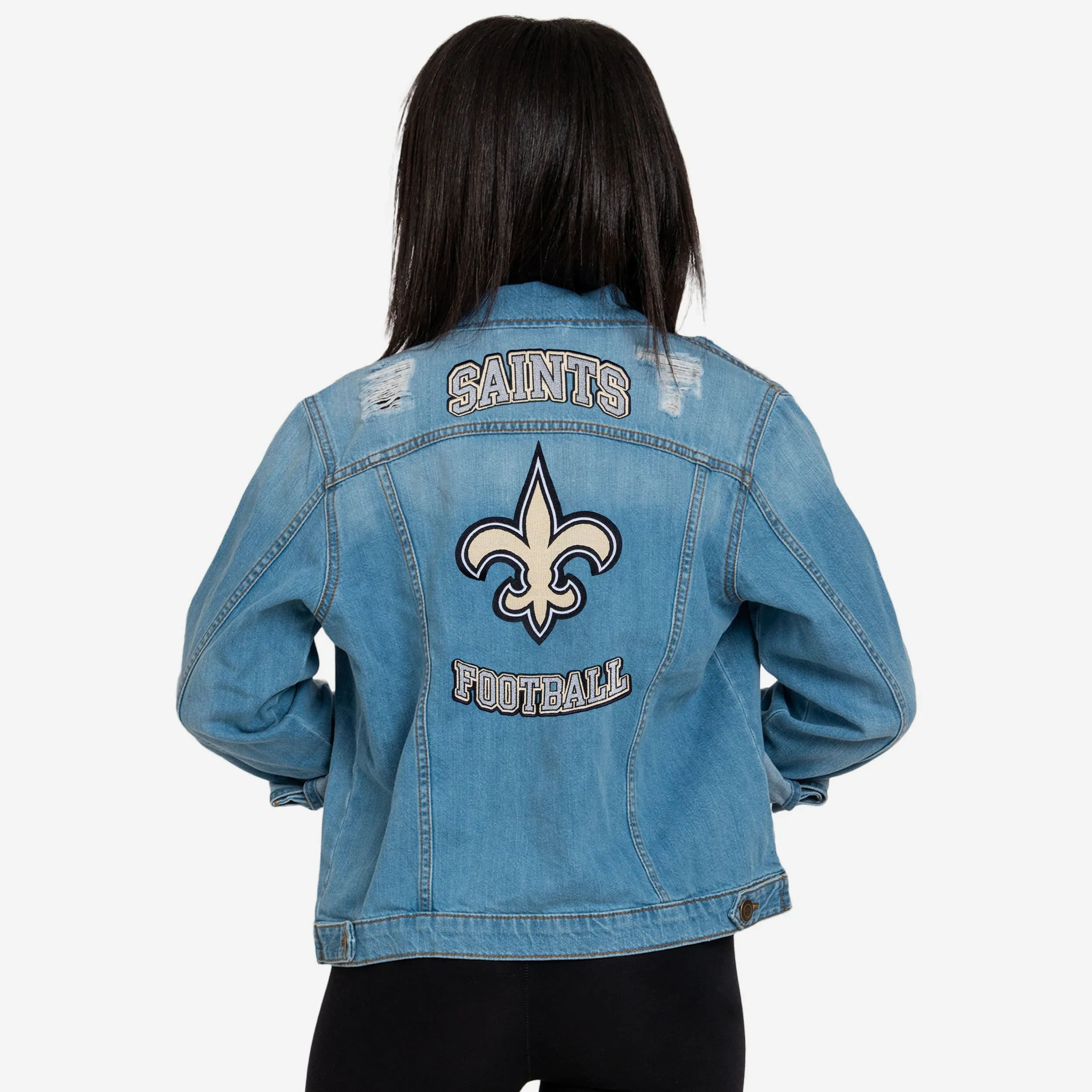 New Orleans Saints Womens Denim Days Jacket