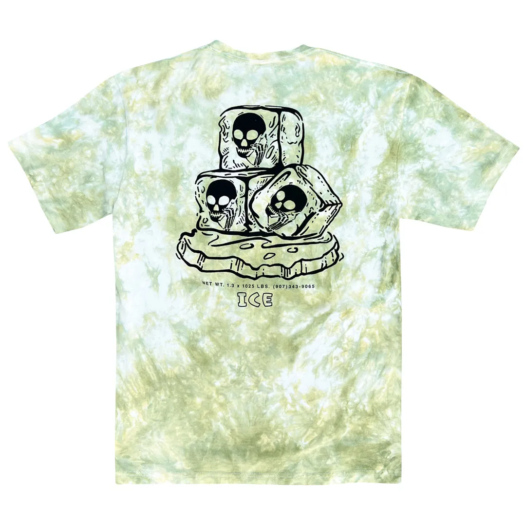 NEW! SKULLPHONE "Keep It Cool" Tie Dye Tee Green