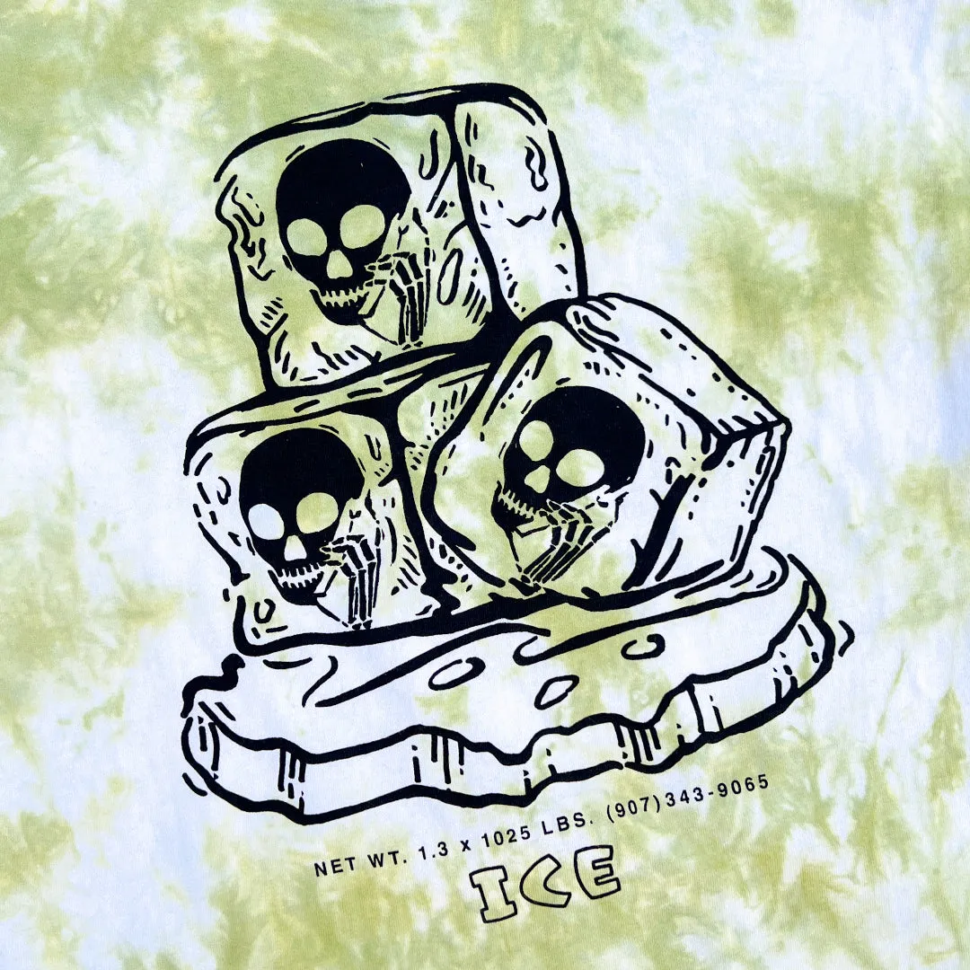 NEW! SKULLPHONE "Keep It Cool" Tie Dye Tee Green