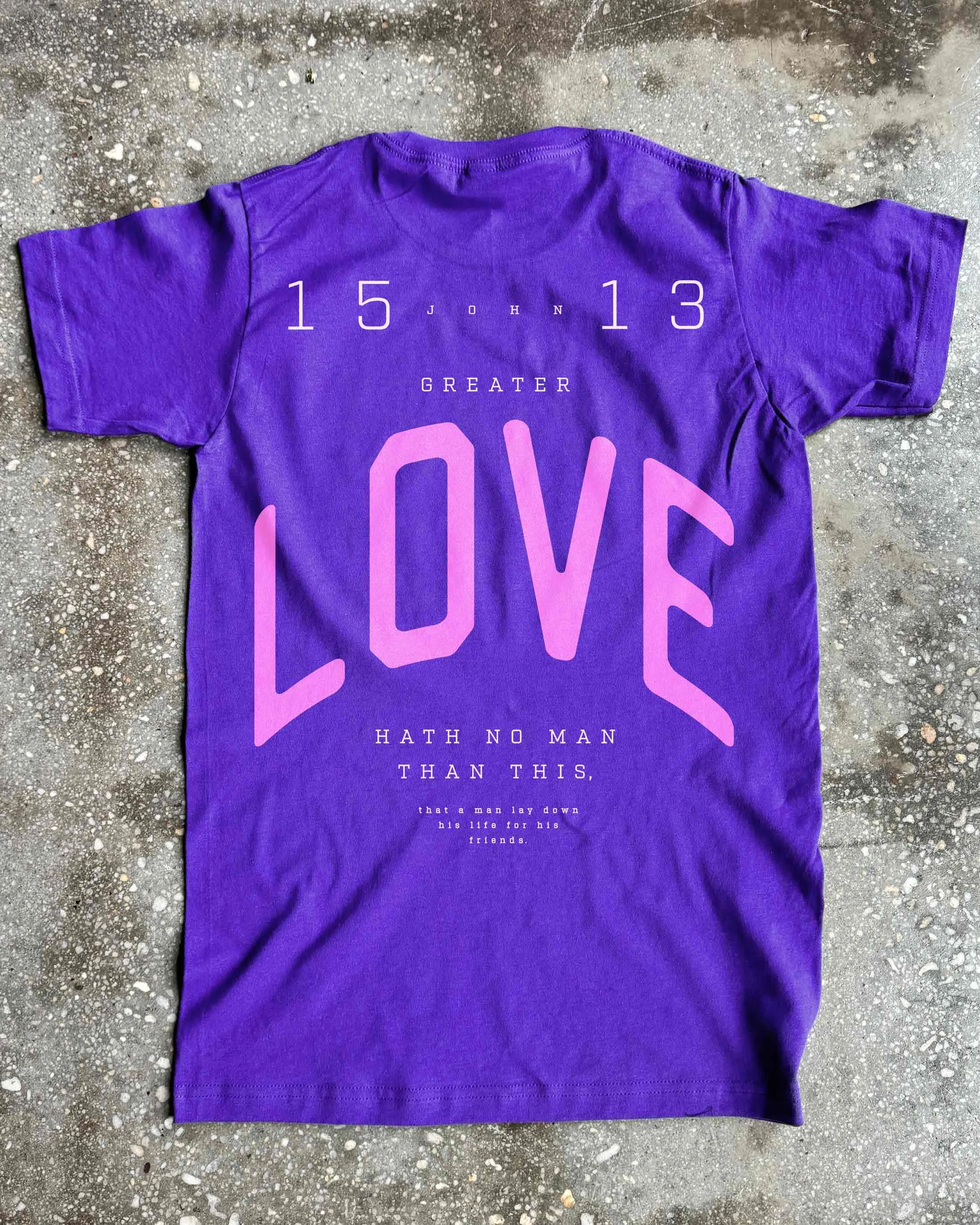 No Greater Love Adult Box T-Shirt