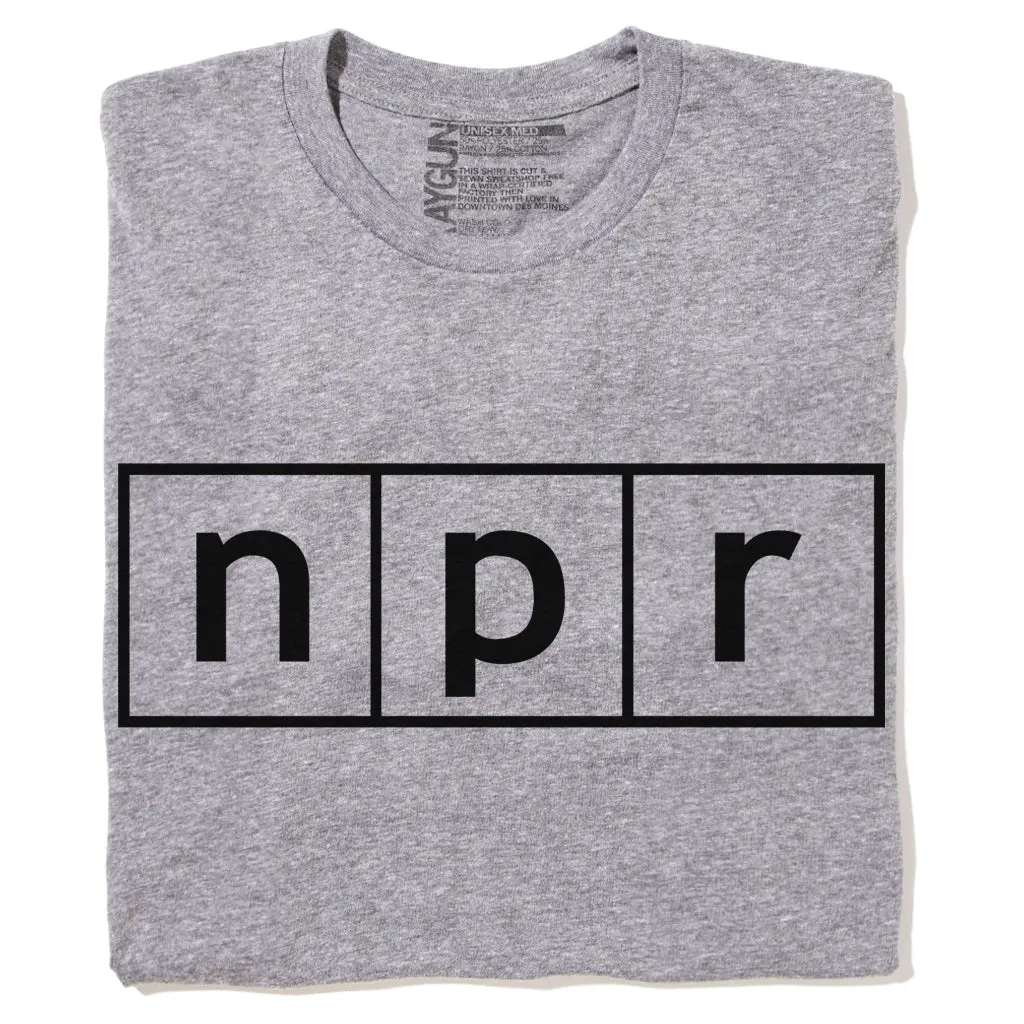 NPR Logo Grey